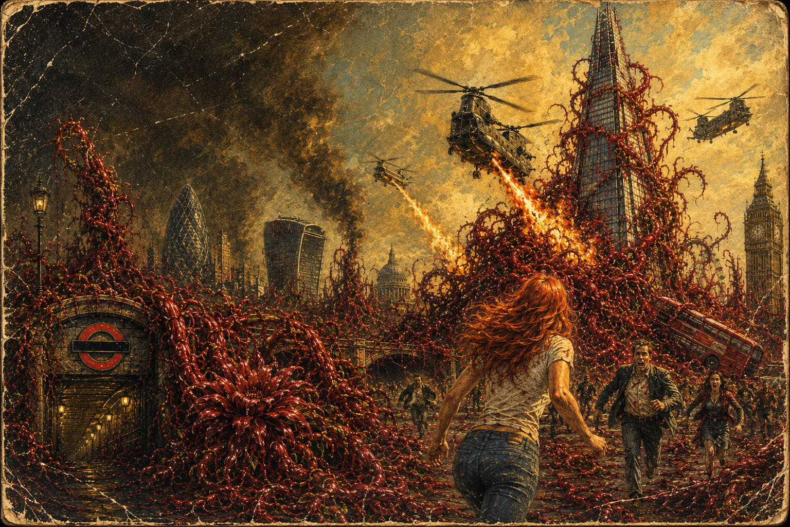 Roseweed, pulp edition, book1 cover art wraparound